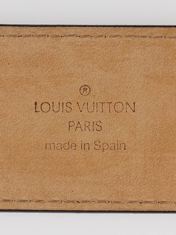 Louis Vuitton Monogram Canvas Initiales Belt - Size 34 / 85 (SHF