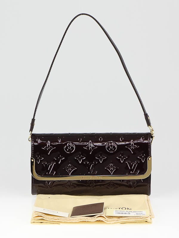 Louis Vuitton Amarante Monogram Vernis Rossmore MM Clutch – The Closet