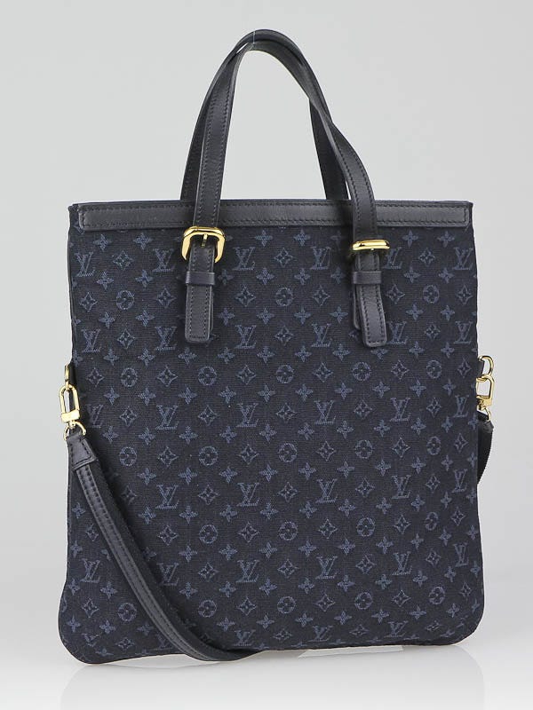 Louis Vuitton Navy Blue Monogram Mini Francoise Shoulder Bag