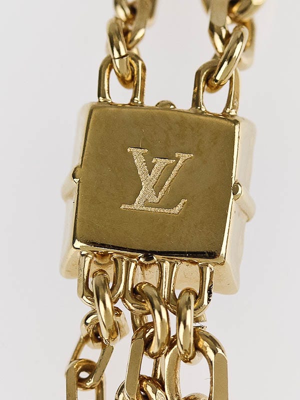 LOUIS VUITTON GAMBLE 3 TIER NECKLACE GOLD CRYSTAL, Luxury, Accessories on  Carousell