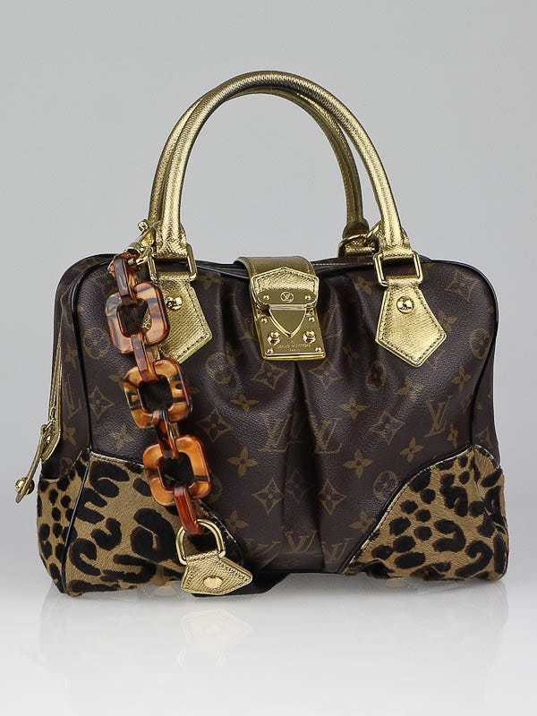 Louis Vuitton Limited Edition Monogram Leopard Adele Bag