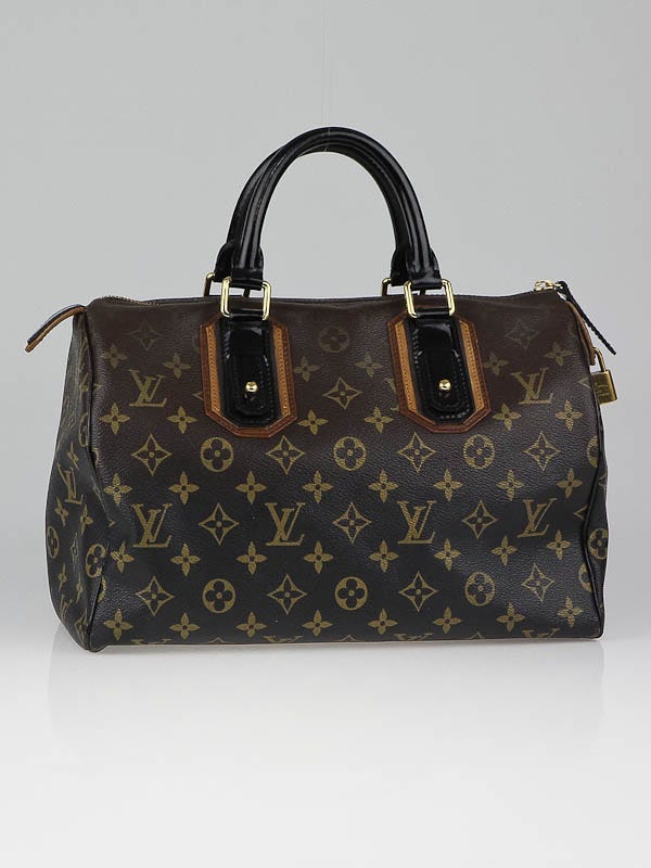Louis Vuitton Limited Edition Black Mirage Speedy 30 Bag