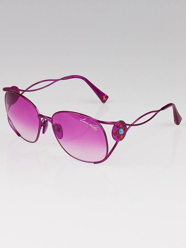 Louis Vuitton Fuchsia Metal Frame Monogram Thelma Sunglasses