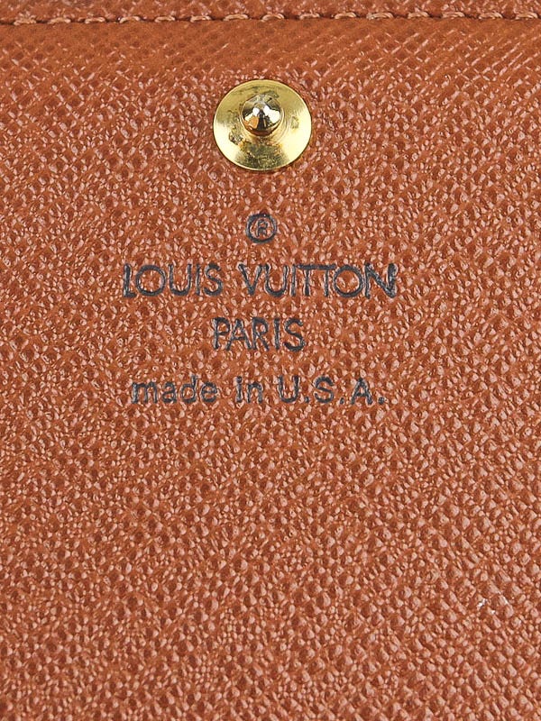 Louis Vuitton Brown Monogram Porte-Monnaie Tresor Wallet – The Closet