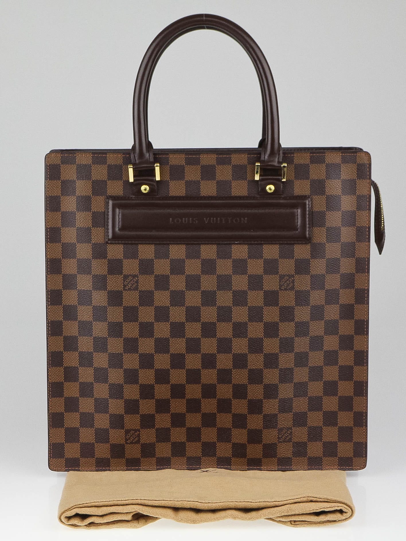 Louis Vuitton Damier Ebene Venice Sac Plat - Brown Totes, Handbags