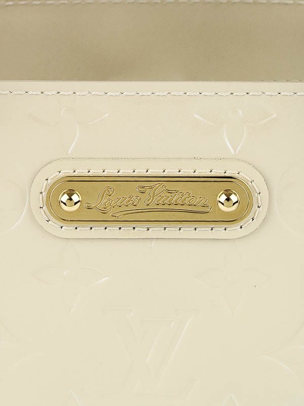 Louis Vuitton Perle Monogram Vernis Wilshire MM Bag - Yoogi's Closet