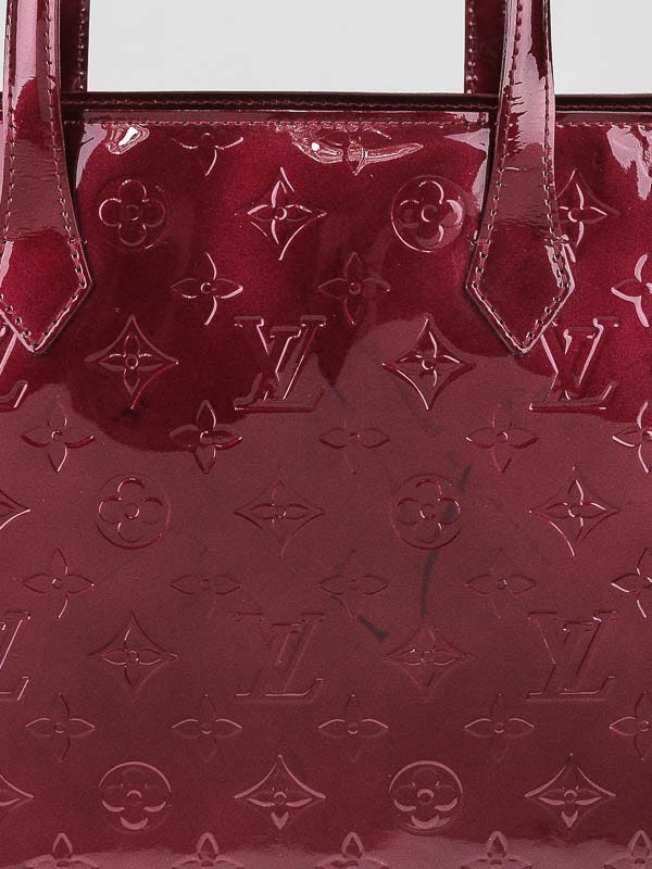 Louis Vuitton Vert Impression Monogram Vernis Wilshire MM Bag at 1stDibs