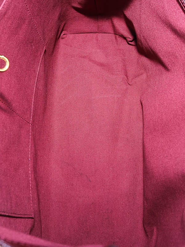 Louis Vuitton Terre d'Ombre Monogram Vernis Wilshire MM Bag - Yoogi's Closet