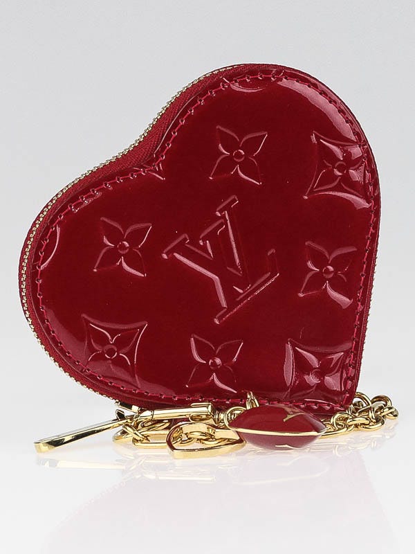 Louis Vuitton Pomme D'Amour Monogram Vernis Heart Coin Purse - Yoogi's  Closet