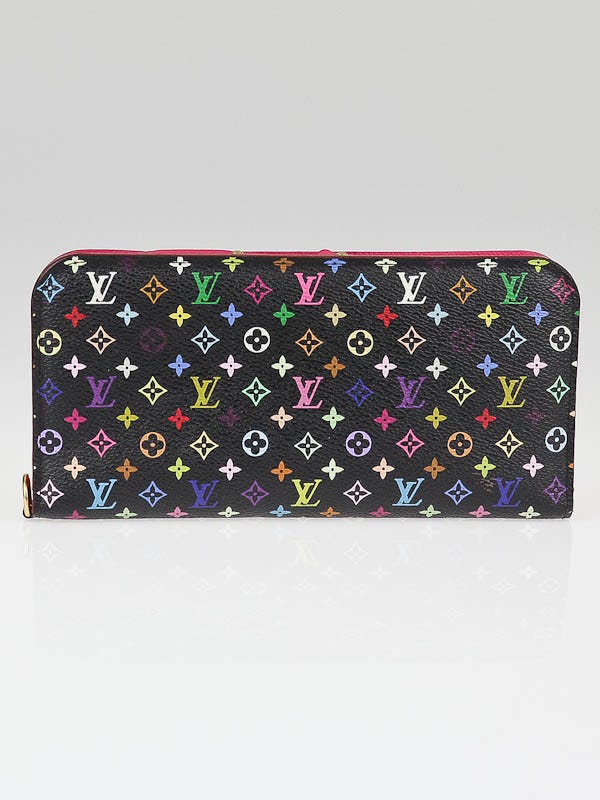 Louis Vuitton Black Monogram Multicolore Insolite Wallet