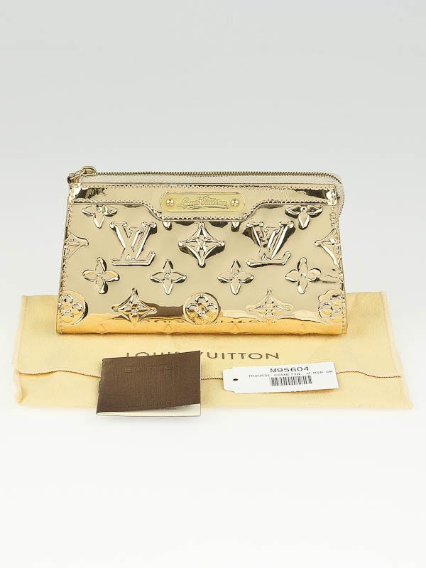 Louis Vuitton Gold Mirror Miroir Cosmetic Case at Jill's Consignment