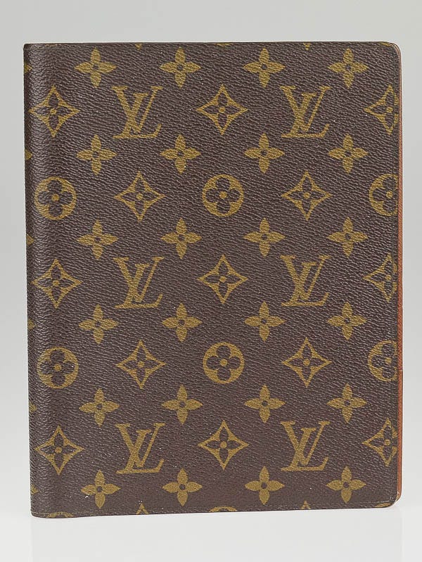 Louis Vuitton Vintage Monogram Canvas Large Desk Agenda Cover