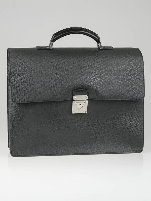 Louis Vuitton Black Taiga Leather Laguito Briefcase Bag