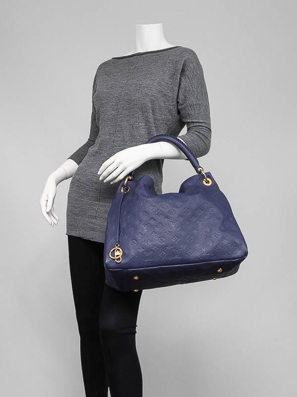 Authentic Louis Vuitton Artsy MM Empreinte Celeste - Navy Blue, Luxury,  Bags & Wallets on Carousell