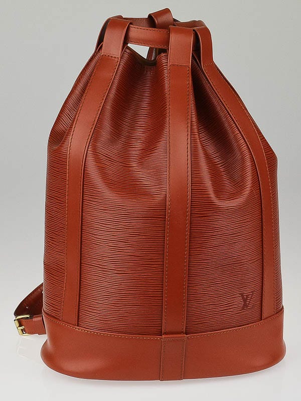 Louis Vuitton Fawn Epi Leather Randonnee PM Bag