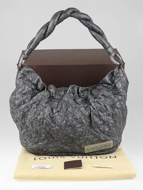 Louis Vuitton - Authenticated Olympe Nimbus Handbag - Leather Grey Plain for Women, Very Good Condition
