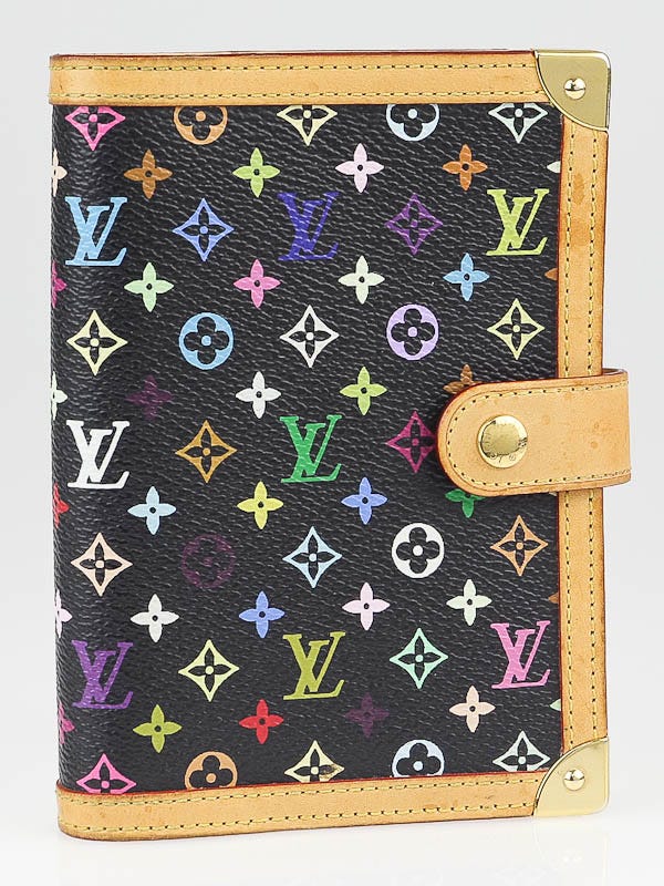 Louis Vuitton Black Monogram Multicolore Small Agenda