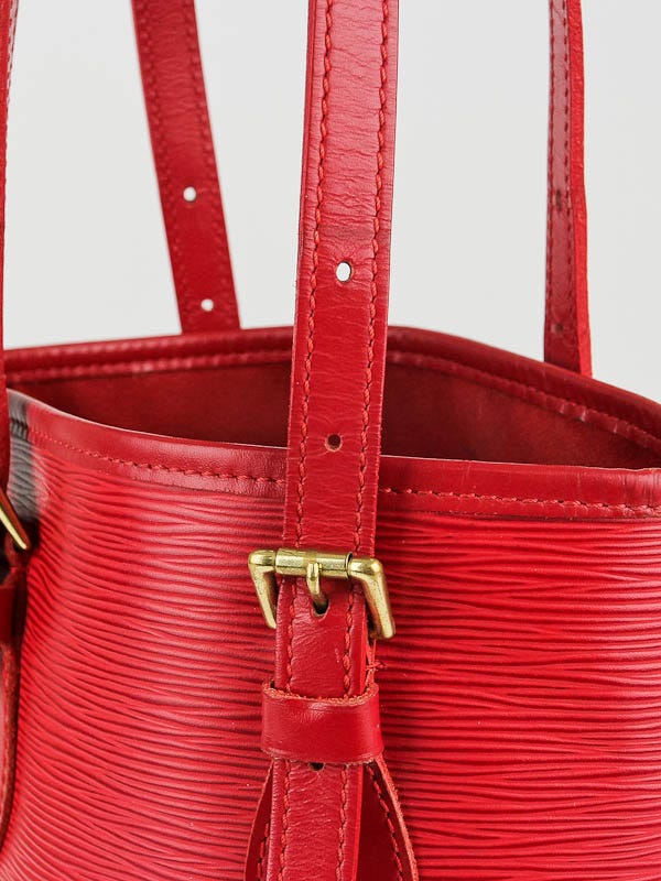 Louis Vuitton Red Epi Leather Petit Bucket (Authentic Pre-Owned) - Yahoo  Shopping