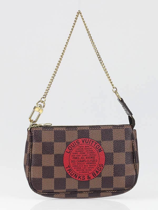 Louis Vuitton Limited Edition Damier Canvas Complice Trunks & Bags Mini Accessories Pochette Bag