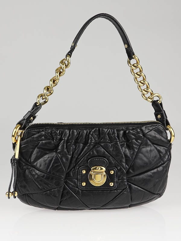 Marc Jacobs Black Leather Patchwork Camila Bag