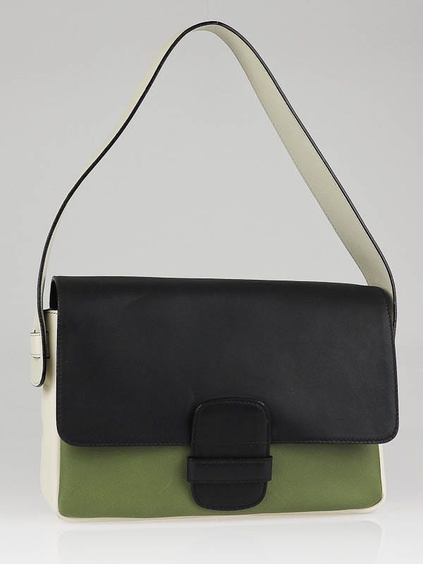 Used Marc Jacobs green leather handbag / crossbody / SMALL - LEATHER