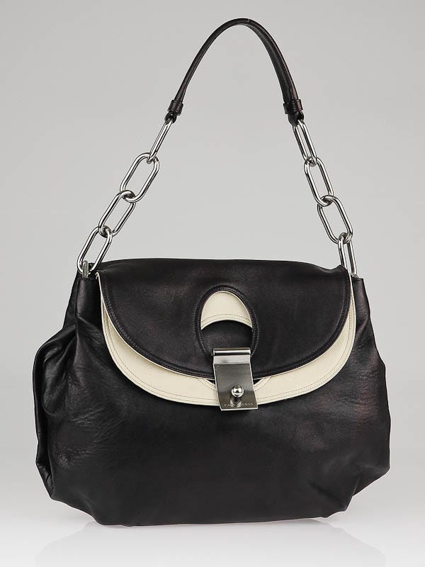 Marc Jacobs Black Leather Daydream Flap Hobo Bag