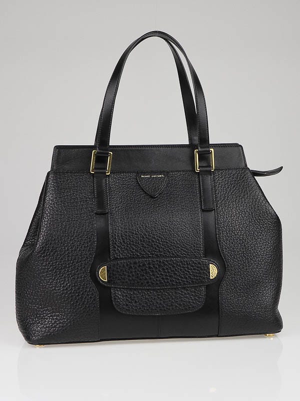 Marc Jacobs Black Leather Perry Satchel Bag