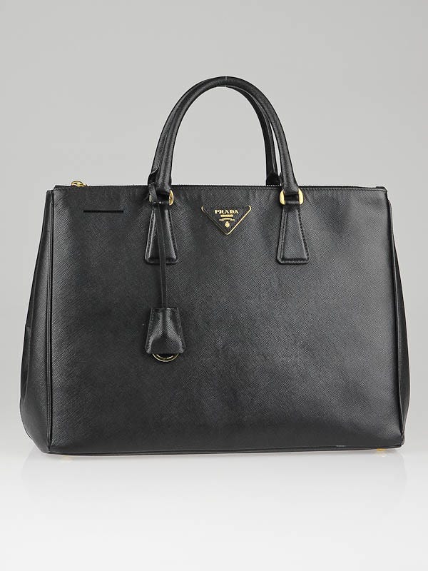 Prada Black Saffiano Leather Lux Large Tote Bag BN1802