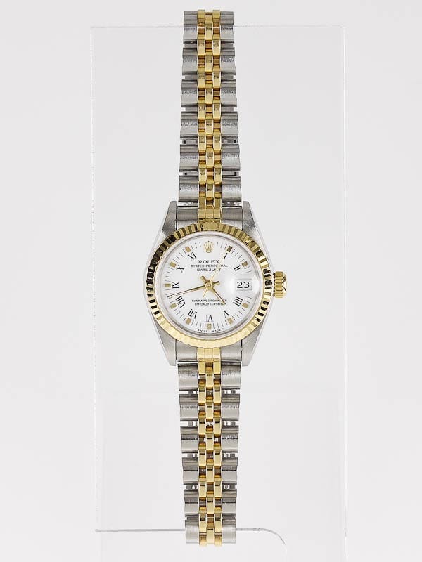 Rolex Ladies 18k Gold and Stainless Steel Ladies 26mm Datejust Watch