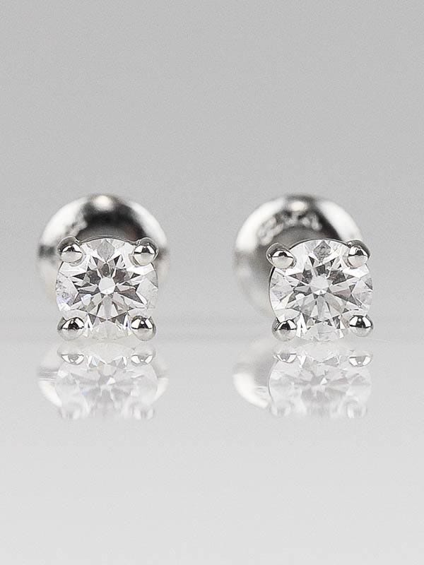 Tiffany & Co. Platinum and Diamond Stud Earrings