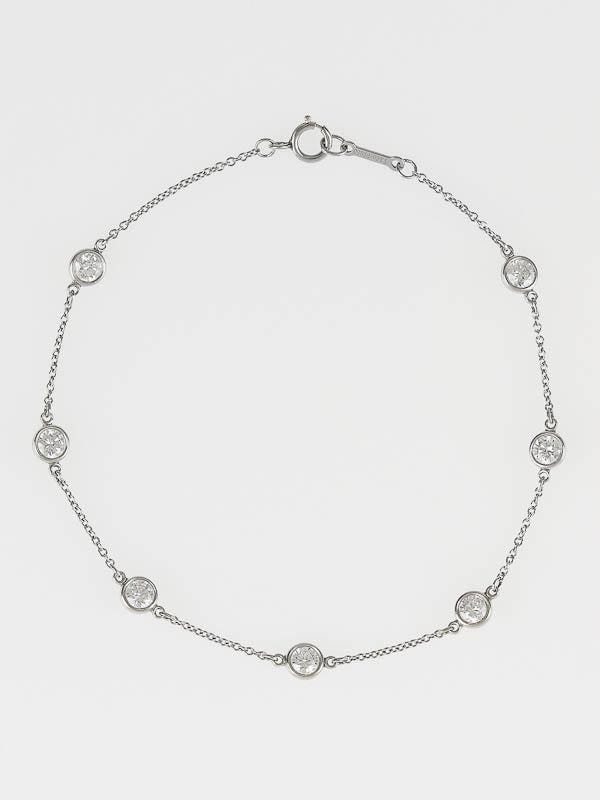 Tiffany & Co. Platinum and Diamond Elsa Peretti 'Diamonds By-The-Yard' Bracelet
