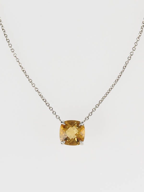 Tiffany & Co. Sterling Silver and Citrine Sparklers Pendant