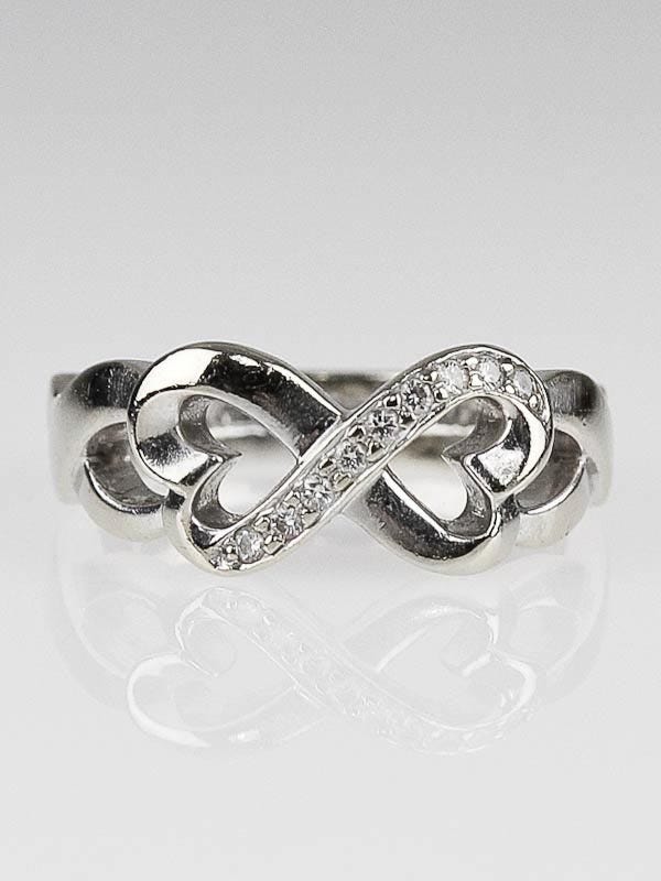 Tiffany double clearance heart ring