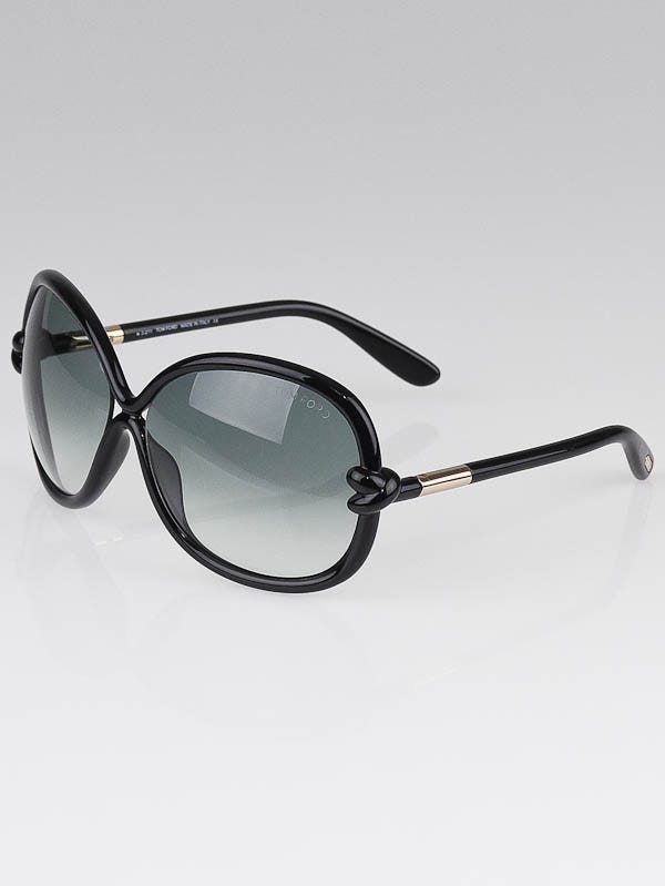 Tom Ford Black Frame Gradient Tint Sonja Sunglasses-TF185