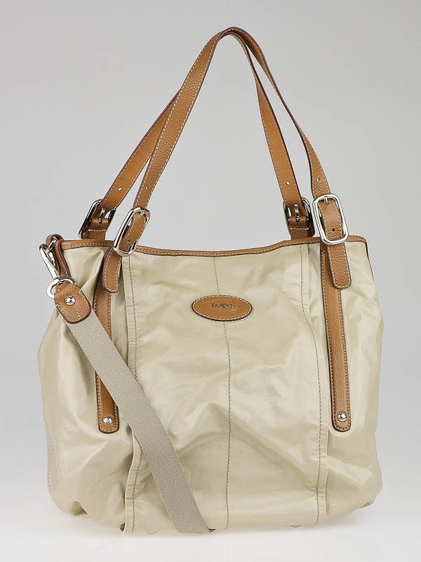 Tods coated canvas bag sale