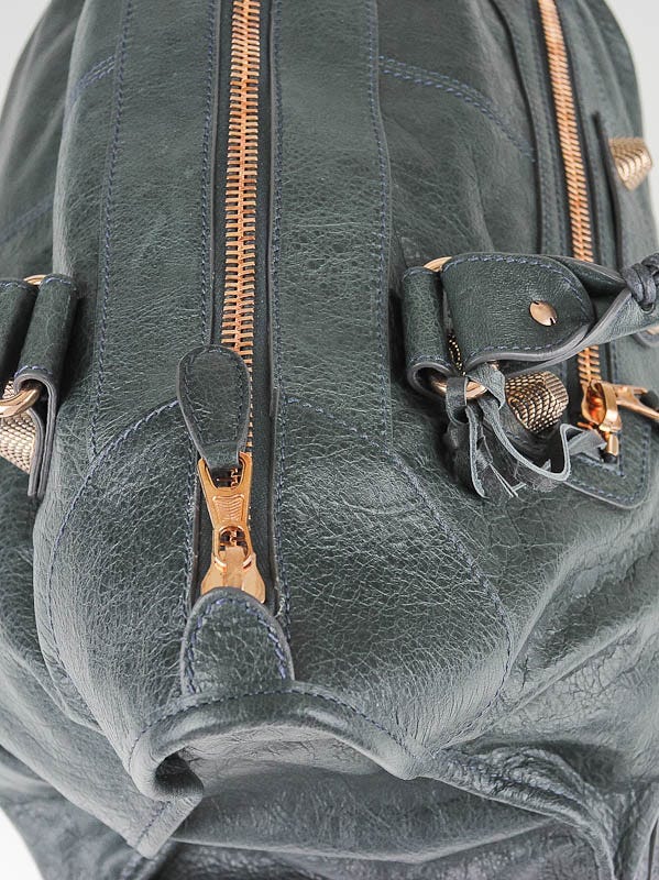 Balenciaga Anthracite Lambskin Leather Giant 21 RGH Work Bag