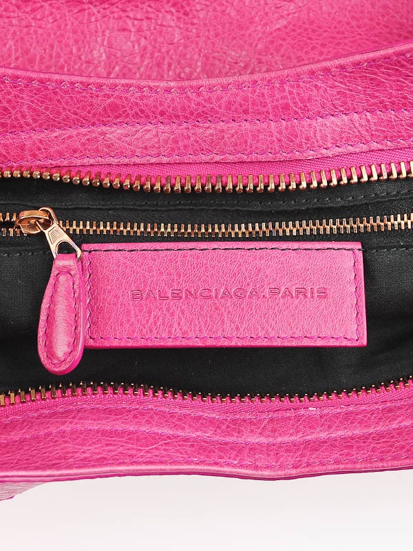 Balenciaga Cyclamen Lambskin Leather Giant 21 RGH Motorcycle City