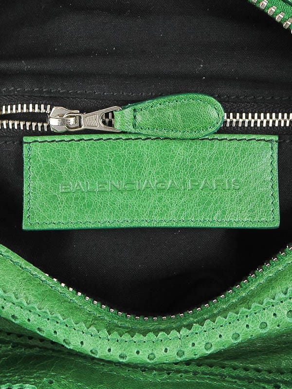 Balenciaga Pommier Lambskin Leather Covered Giant Metro Bag