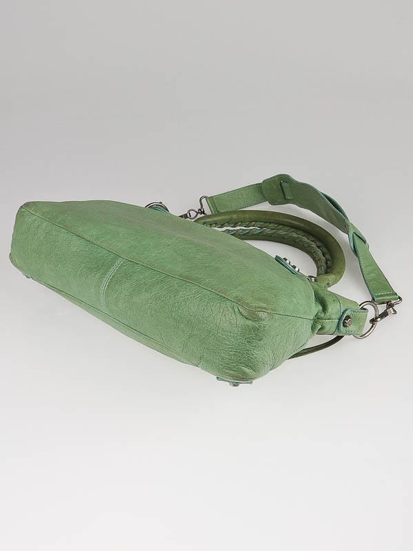 Balenciaga Seafoam Chevre Leather Motorcycle First Bag Balenciaga Seafoam Chevre Leather Motorcycle First Bag
