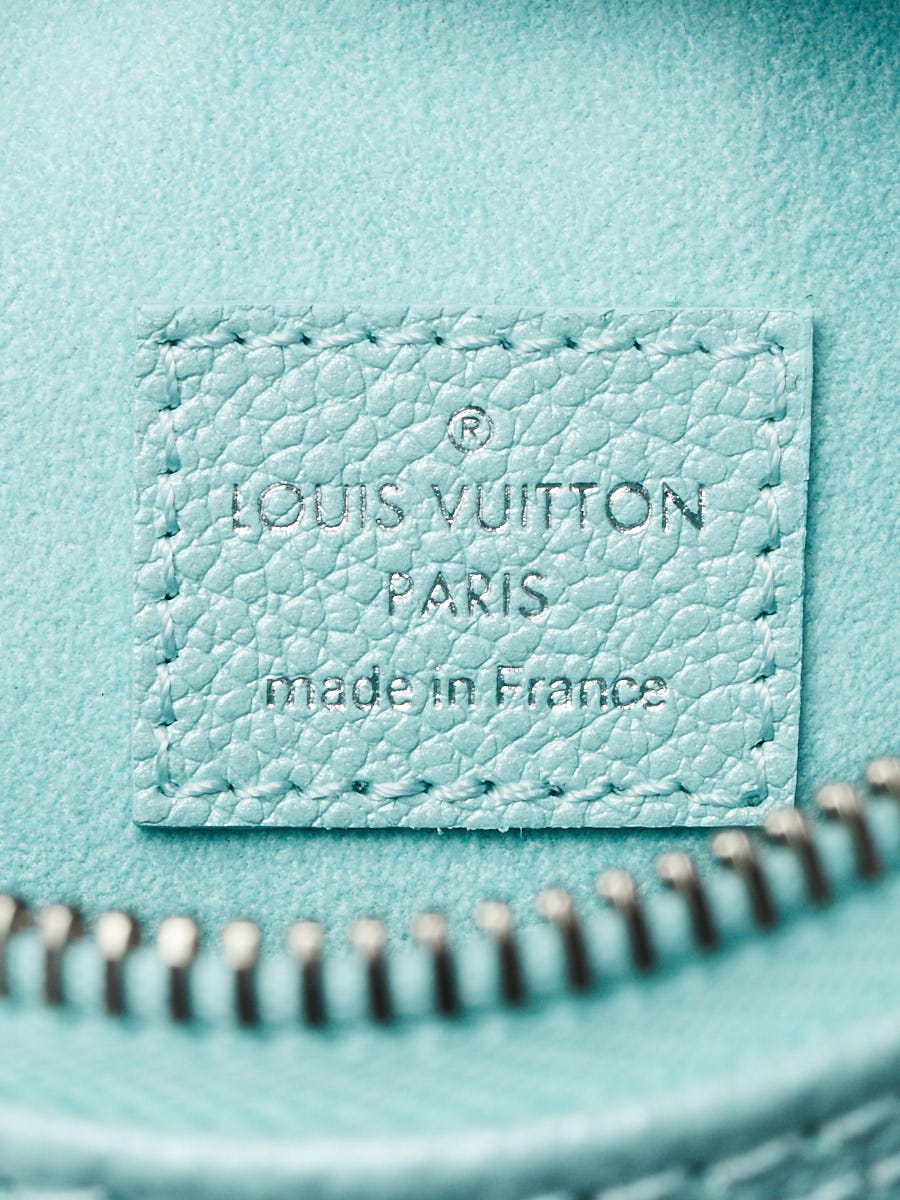 Louis Vuitton Lagoon Monogram Empreinte Leather Nano Speedy Bag