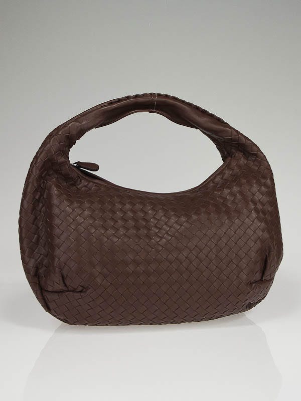 Bottega Veneta Brown Intrecciato Woven Leather Medium Belly Bag