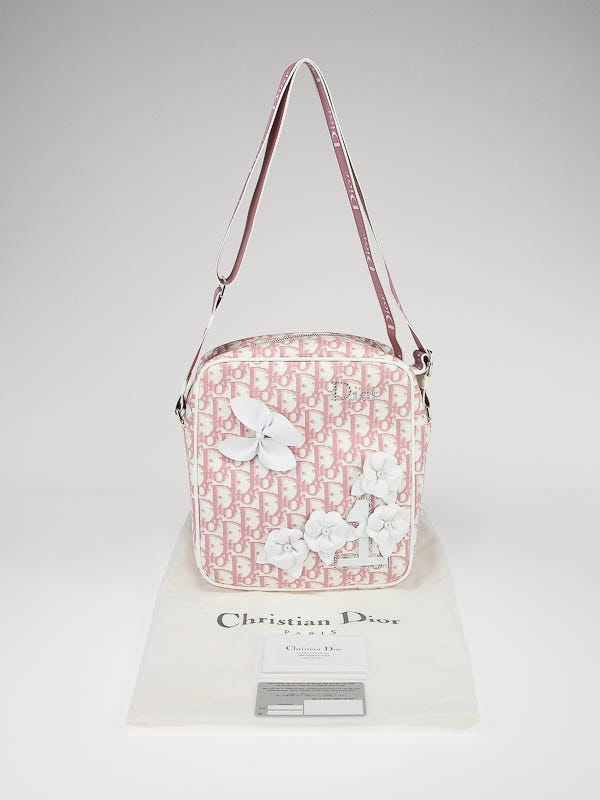 Christian Dior Pink Monogram Rhinestone 1 Crossbody Bag | Tokyo Roses  Vintage