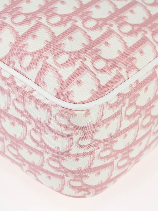 Christian Dior Pink Logo Canvas Flowers No.1 Girly Crossover