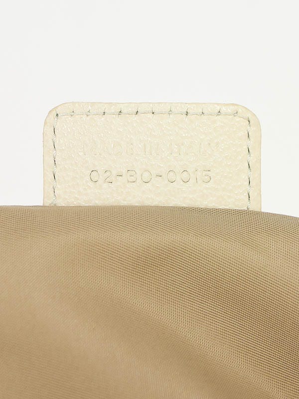 Christian Dior Beige Diorissimo Embroidered Flowers Small