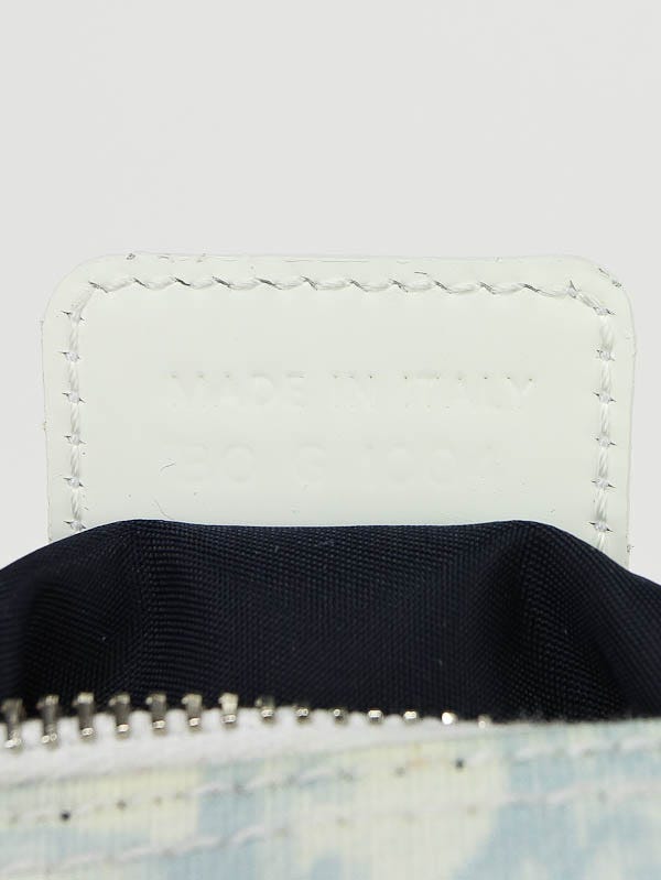 Christian Dior Light Blue Logo Medium Boston Bag - Yoogi's Closet