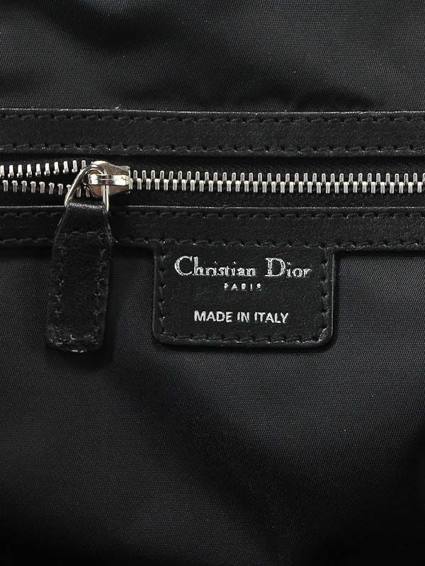 Christian Dior White Diorissimo Nylon Lovely Pocholon Medium