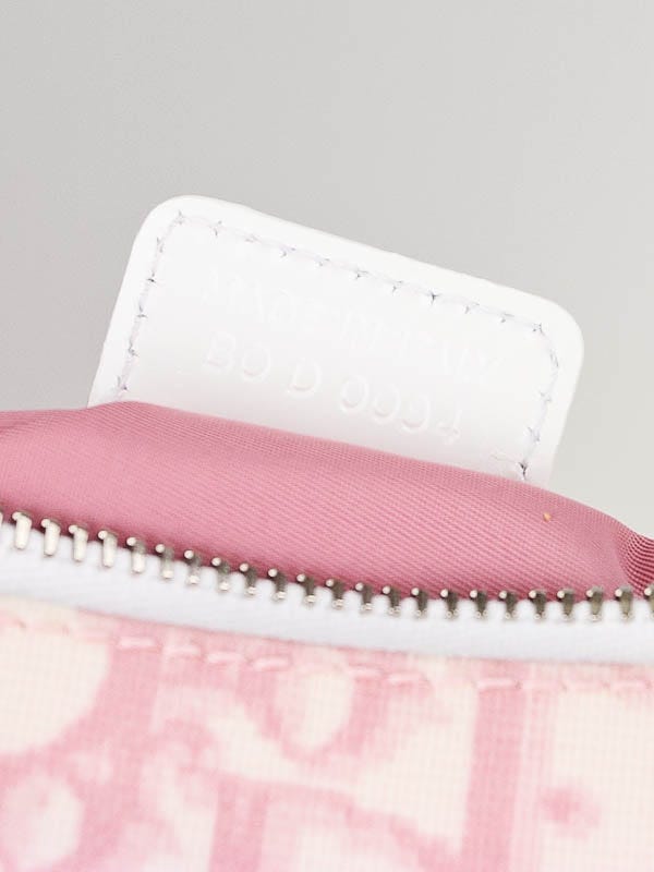 Christian Dior Pink Coated Canvas No. 2 Trotter Messenger Bag