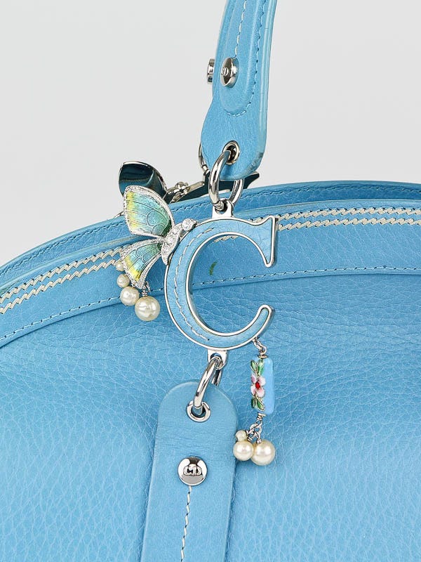 Christian Dior Limited Edition Turquoise Leather Butterfly Christian Dior Limited Edition Turquoise Leather Butterfly