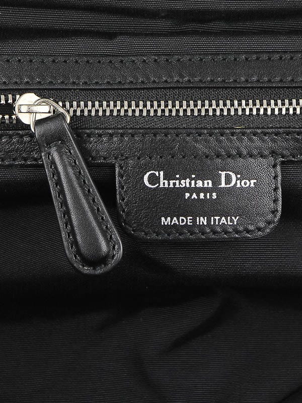 Christian Dior Black Smooth Calfskin Leather Medium Bobby Crossbody Bag -  Yoogi's Closet