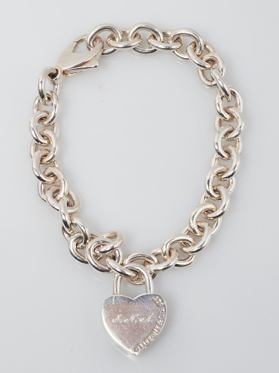 Return to Tiffany & Co Heart Lock Necklace